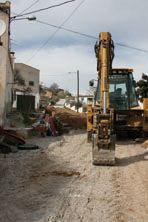 oBRAS EN LA cUESTA DE fREILA. fOTO to&ntilde;i franco
